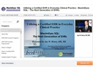 Utilizing a Certified EHR in Everyday Clinical Practice - MaximEyes SQL : The Next Generation of EHRs