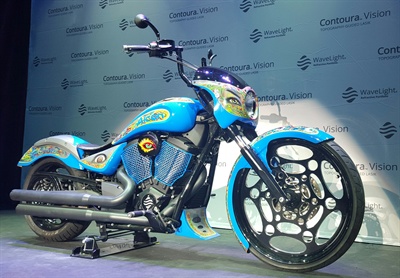  Alcon Donates Eye-Themed Motorcycle to Orbis