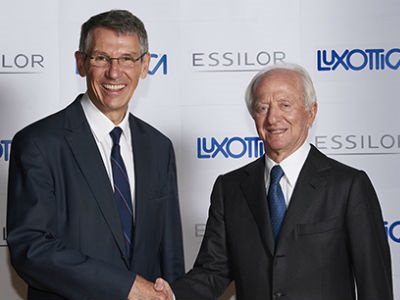  Essilor and Luxottica Announce Merger
