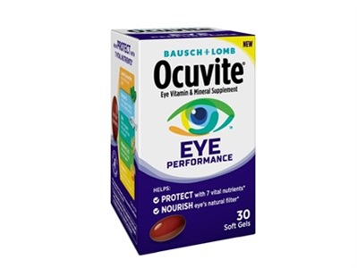  Bausch + Lomb Launches Ocuvite® Eye Performance Vitamins