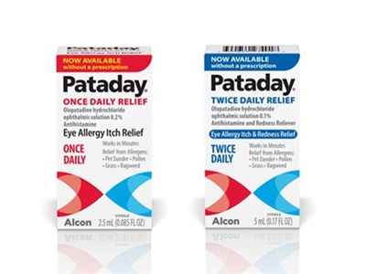 FDA Approves OTC Sale of Pataday (Olopatadine Solution) Eye Allergy Drops