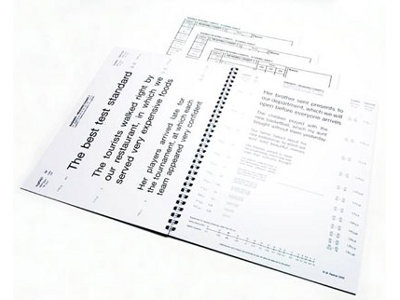 Radner Vision Chart.pdf Radner Reading Test from Precision Vision® - Product Description and ...